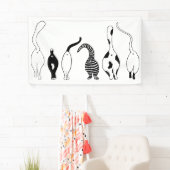 Banderoles Boutons de chat (En situation)