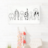 Banderoles Boutons de chien (En situation)