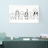 Banderoles Boutons de chien (Salon professionnel)