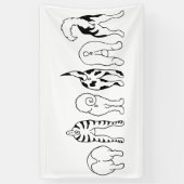 Banderoles Boutons de chien (Vertical)