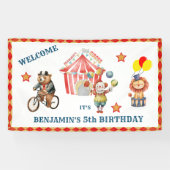 Banderoles Boy Big Top Carnaval Carnaval Cinquième anniversai (Horizontal)