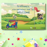 Boy Golf Thème Photo 4e fête d'anniversaire