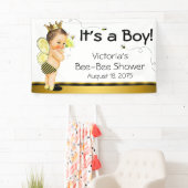 Banderoles Boys Bee Baby shower (En situation)