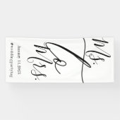 Banderoles Bridal shower simple script big (Horizontal)