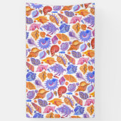 Banderoles Bright tropical seashell, main-drawn (Vertical)