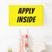 Banderoles Bright Yellow APPLIY INSIDE Banner - High Vis (En situation)