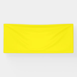Banderoles Bright Yellow #FFF3000, Banana Yellow Vinyl Banner