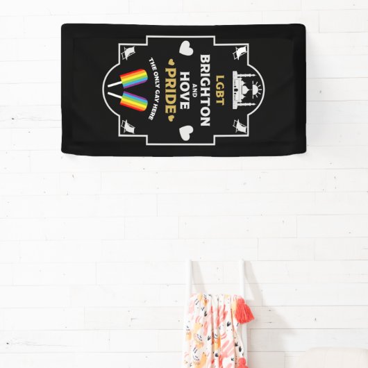 Banderoles Brighton et Hove Pride (Insitu)