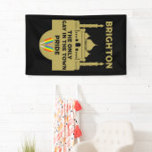 Banderoles Brighton Gay pride - Brighton England LGBT - (En situation)