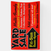 Banderoles Brocante à domicile réutilisable de vente de (Vertical)