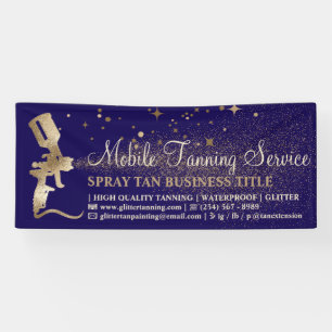 Banderoles Bronze Spray Tanning marine