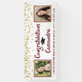 Banderoles Brosse Confetti Script Puis & Maintenant Photos Gr (Vertical)