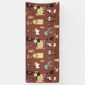 Banderoles brown groom doft (Vertical)