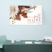 Banderoles Brun Bourgogne Tombez Amoureux Fête de Mariage Flo (Salon professionnel)