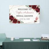 Banderoles Brunch Bubbly Bourgogne Vin Rose Réception de Mari (Salon professionnel)