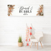 Banderoles brunch et bubbly Bridal douche pampas herbe (En situation)