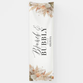 Banderoles brunch et bubbly Bridal douche pampas herbe (Vertical)