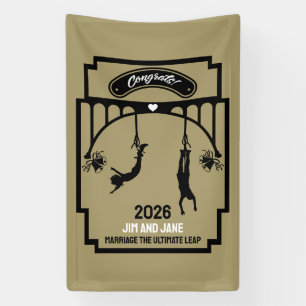 Banderoles Bungee Jumping Mariage cadeau