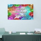 Banderoles Bunny Pom-pom girl personnalisées caractère annive (Salon professionnel)