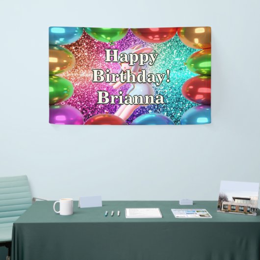 Banderoles Bunny Pom-pom girl personnalisées caractère annive (Salon professionnel)