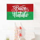Banderoles Buon Natale Italien Joyeux Noël (En situation)