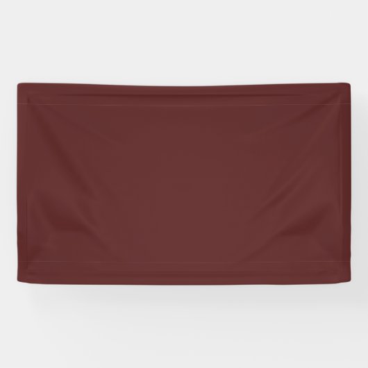 Banderoles Burgundy Deep Red Personnalisé (Horizontal)