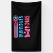 Banderoles Burnous ou Bows Genre Reveal Idée de la fête (Vertical)