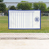 Banderoles Business Logo Navy Blue Dry Erase To Do List (En situation)