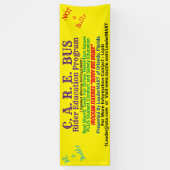Banderoles C.A.R.E. BUS Programme d'éducation des cavaliers A (Vertical)