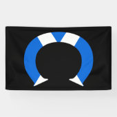 Banderoles C Monogramme superposé sur le drapeau écossais (v) (Horizontal)