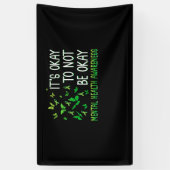 Banderoles Ça va de ne pas être d'accord Sensibilisation à la (Vertical)