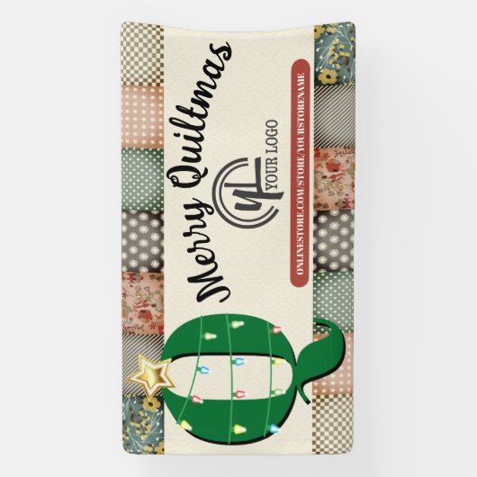 Banderoles Cabine de spectacle d'artisanat de quilter de sapi (Verticale)