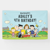 Banderoles cacahuètes | Charlie Brown et Gang Anniversaire (Horizontal)
