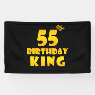 Banderoles Cadeau de 55e anniversaire pour 55 ans Anniversair
