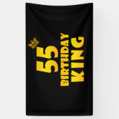 Banderoles Cadeau de 55e anniversaire pour 55 ans Anniversair (Vertical)