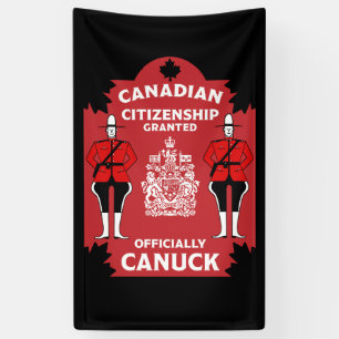Banderoles Cadeau de célébration de la citoyenneté canadienne