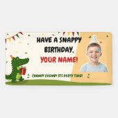 Banderoles Cadeau de crocodile mignon (Horizontal)