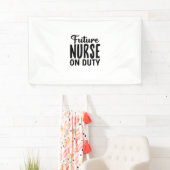 Banderoles Cadeau d'infirmière Future infirmière de garde (En situation)