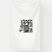 Banderoles Cadeau d'infirmière Future infirmière de garde (Vertical)