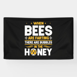 Banderoles Cadeau pour apiculteur Quand les abeilles font d