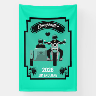 Banderoles Cadeaux De Mariage De Moto Pour Couple