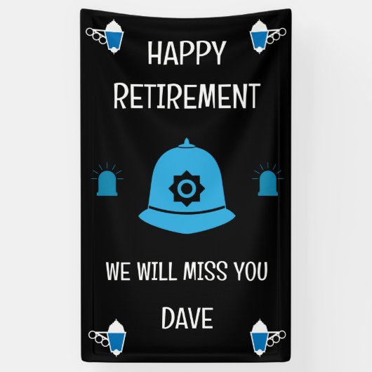 Banderoles Cadeaux et Accessoires de la Police Britannique   (Vertical)