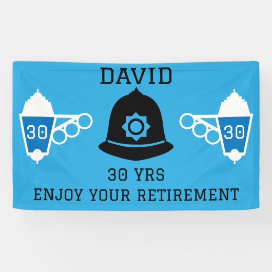 Banderoles Cadeaux et Accessoires de la Police Britannique    (Horizontal)