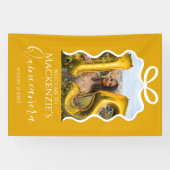 Banderoles Cadre de ruban moderne Quinceanera (Horizontal)