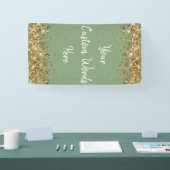 Banderoles Cadre personnalisé Anniversaire Fête Photo Sage & (Salon professionnel)