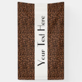 Banderoles Café, Café, Café Arabique, Café Noir (Vertical)