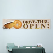 Banderoles Café et Bagel Drive Thru (Salon professionnel)