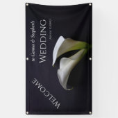 Banderoles Calla ment sur un arrière - plan sombre (Vertical)