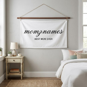 Banderoles Calligraphie personnalisée du nom pour la meilleur