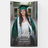 Banderoles Calligraphie photo moderne 2 Diplômé vertical (Vertical)